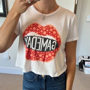 Buddylove Gameday Graphic Tee - Cropped